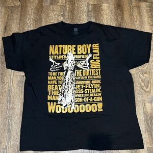 Mens 2XL 2008 WWE Hall of Fame Nature Boy‎ Ric Flair T Shirt